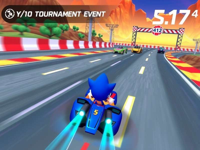 Turbo Sonic Rush vehicle customization screen